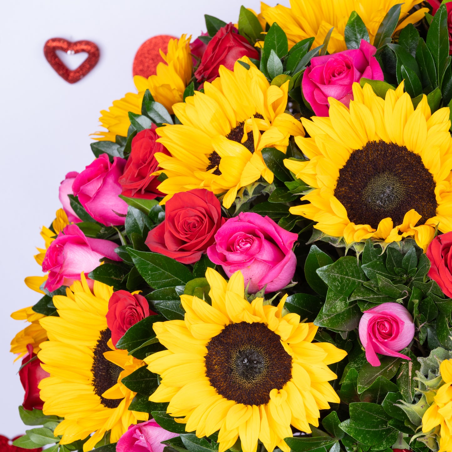 Canasta de Girasoles mixta