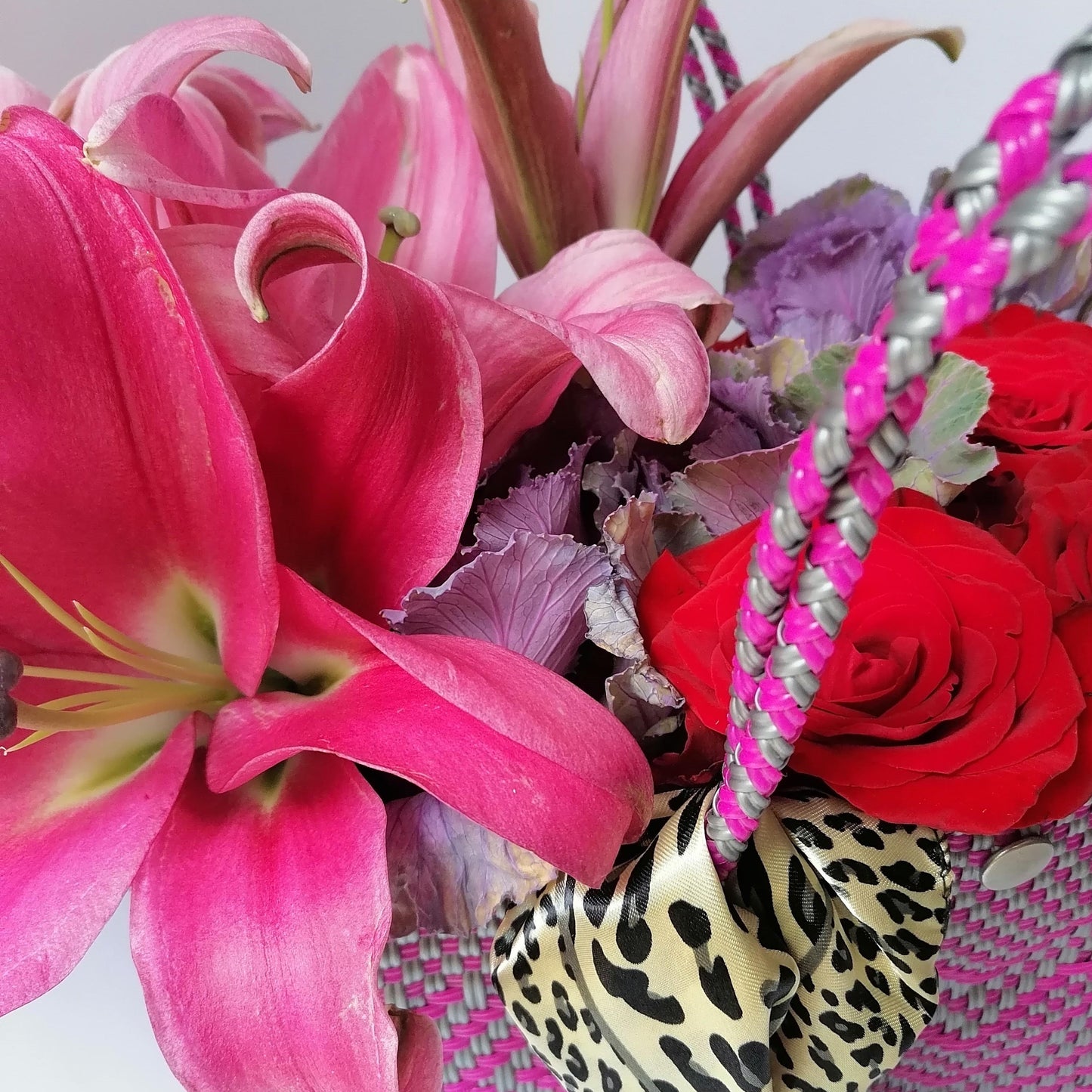 Bolsa de rosas y robelinas