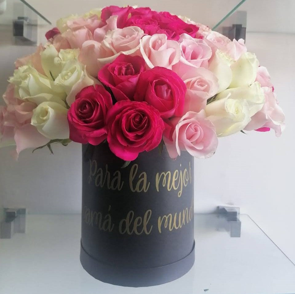 Cilindro de rosas