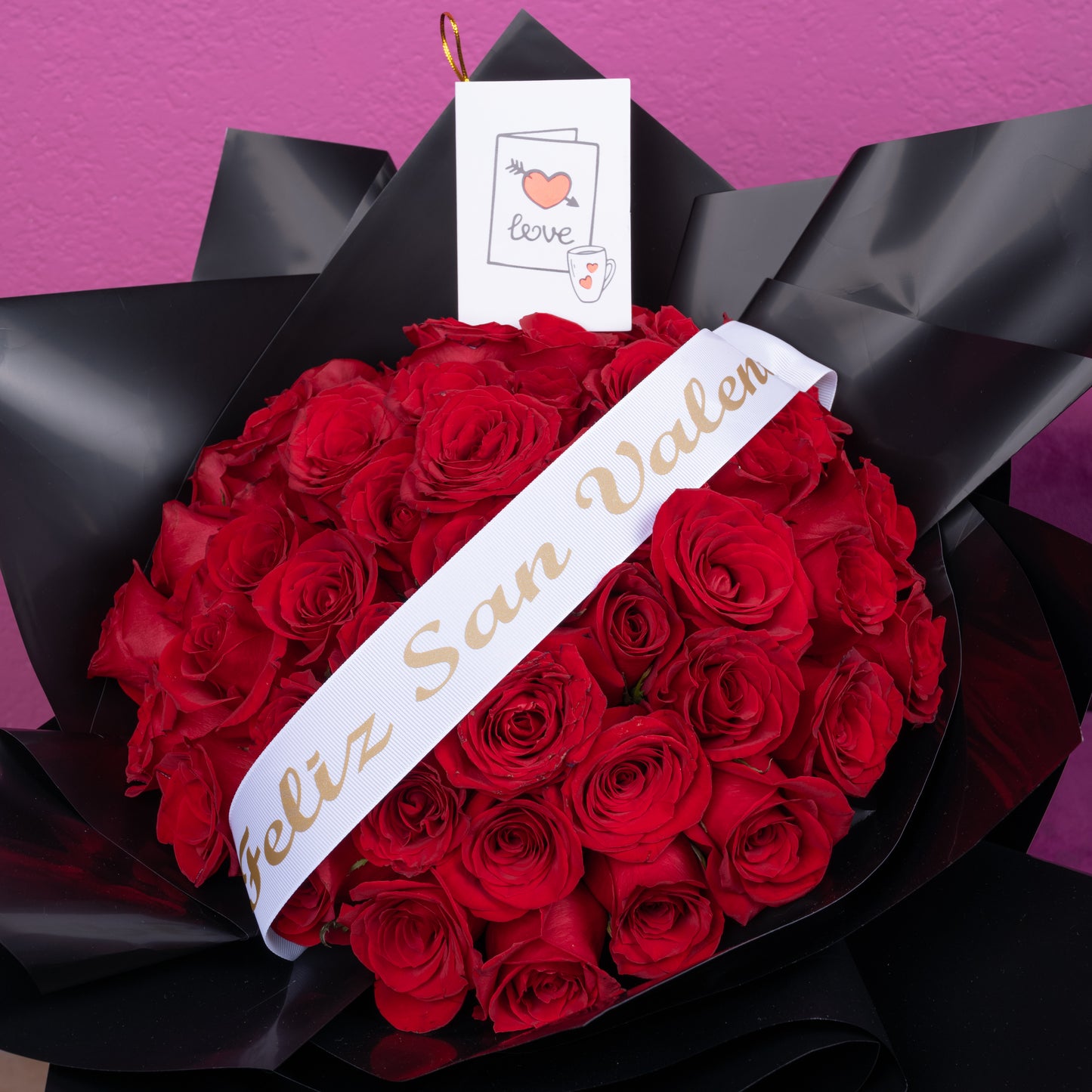 Ramo San Valentín 200 Rosas