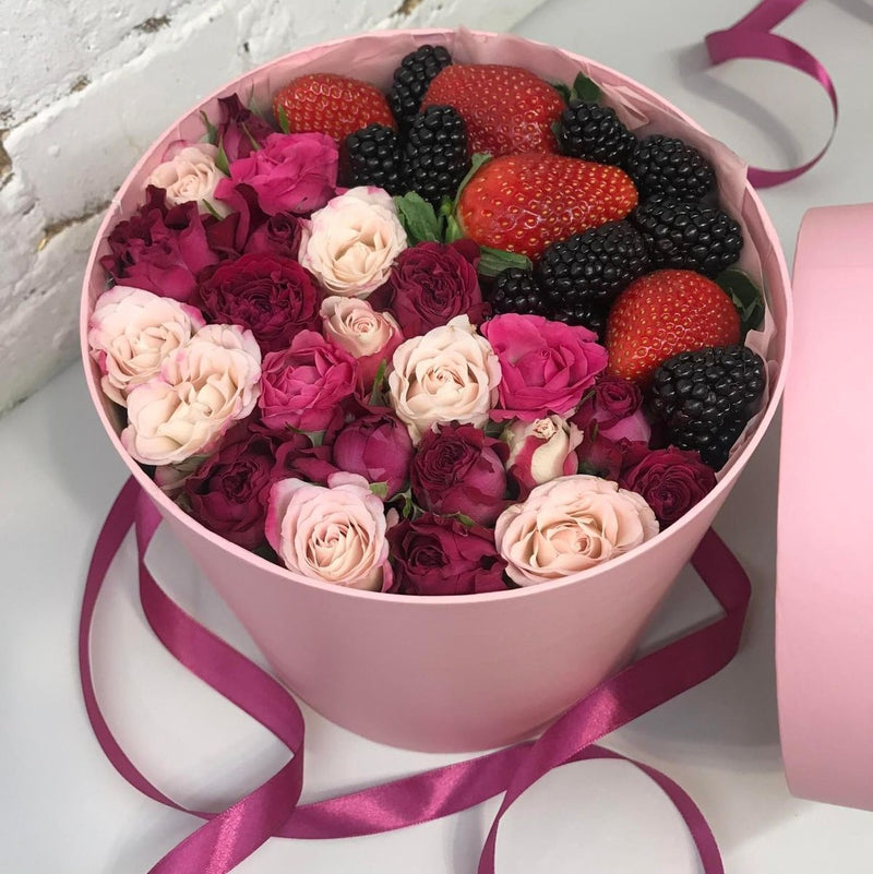 Rosas y berries