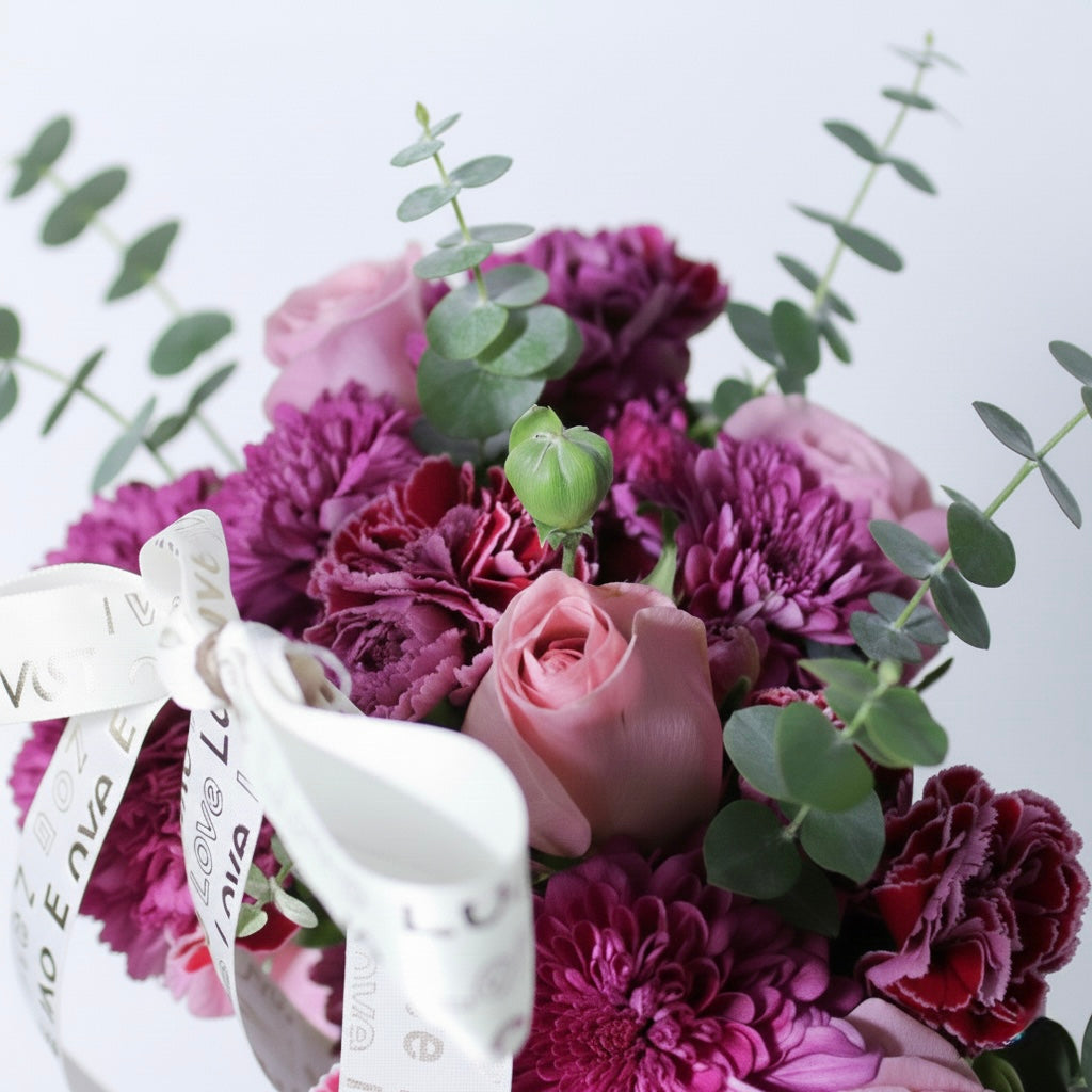 Bolsa Floral (Negro, Blanco, Rojo, Beige)
