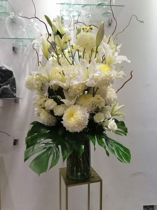 Crisantemos y casablancas