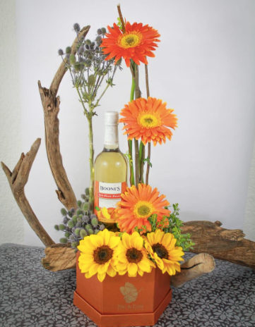 Boones con girasoles