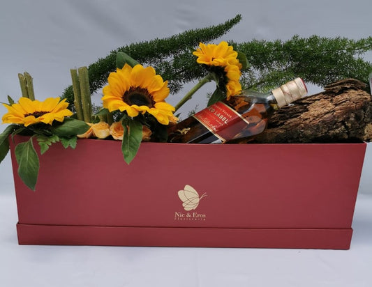 Girasoles con wisky