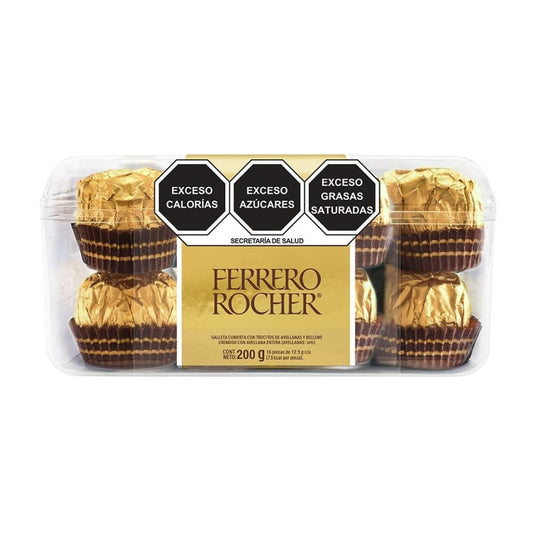 Chocolates Ferrero Rocher 16 pzas