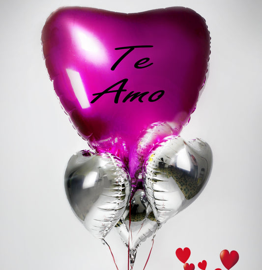 Globos de corazón personalizados