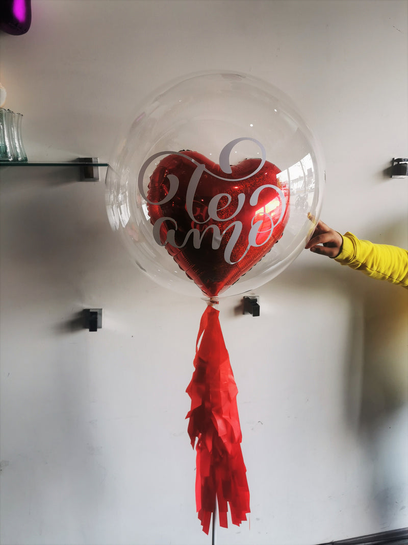 Ramo de globos de corazón – Floristería Nic & Eros